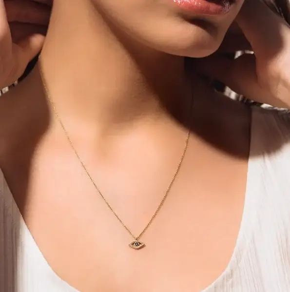 evil eye necklace fine min