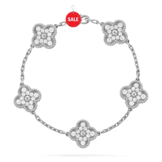 Vintage Alhambra bracelet, 5 motifs